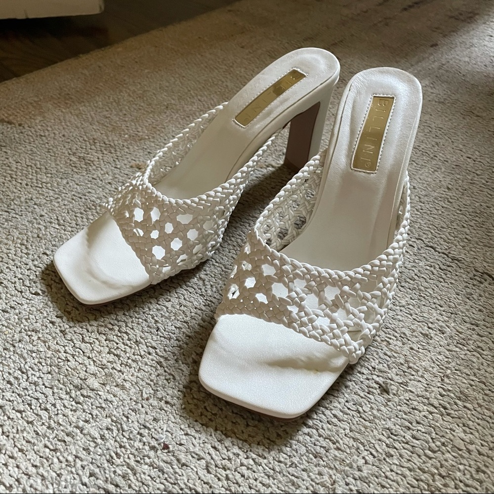 White Billini Heel